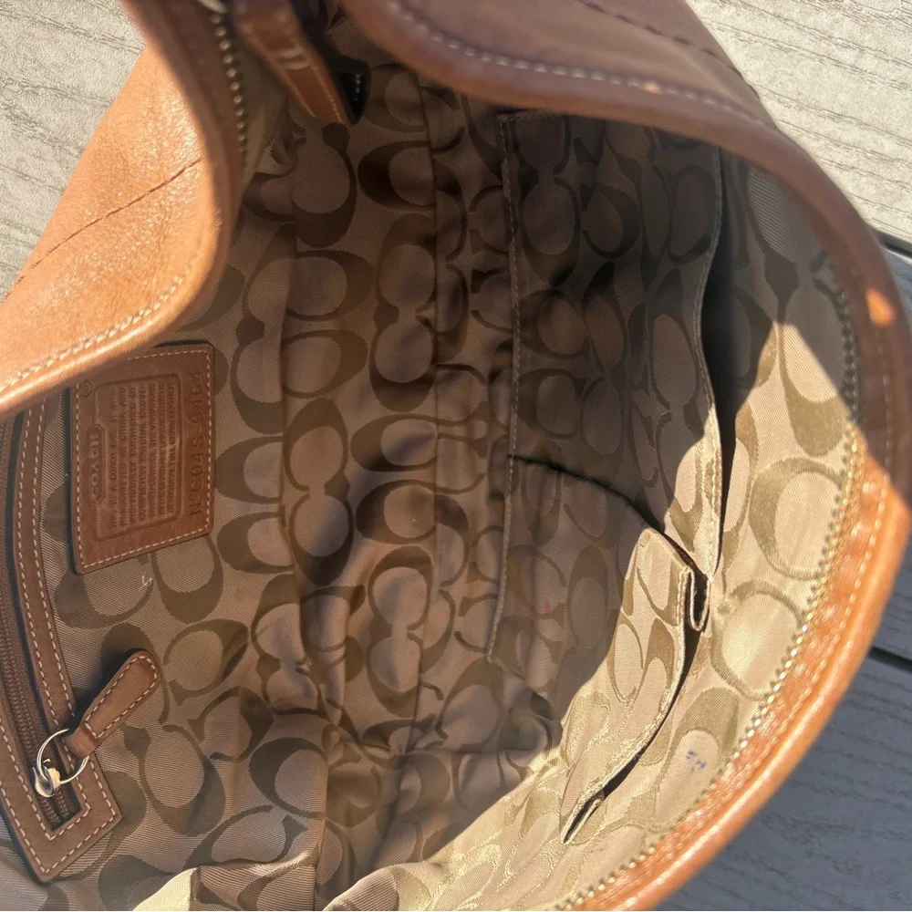 Coach Y2K Vintage Soho Leather Hobo Shoulder Bag Brown - Picture 5 of 7